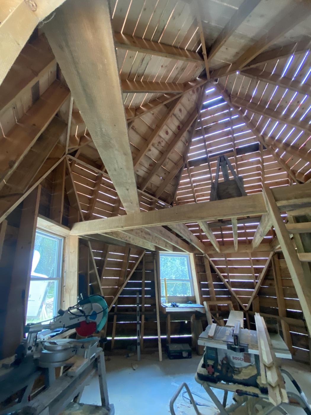 Construction progress photo
