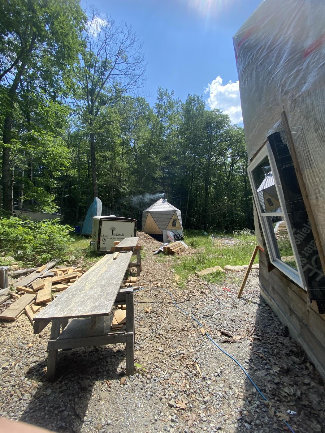Construction progress photo